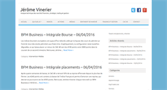 Desktop Screenshot of jeromevinerier.com