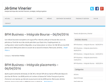 Tablet Screenshot of jeromevinerier.com